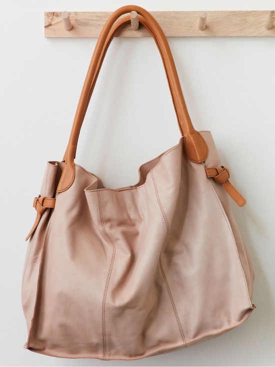Free People Handbags - NWOT - We the Free — Reina Leather Hobo Tote in Vachetta